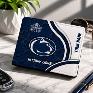 Limited Edition – New Customized NCAA Penn State Nittany Lions Leather Wallet