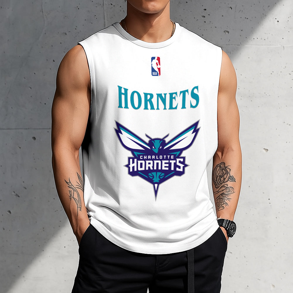Limited Edition – Customized NBA Charlotte Hornets Tanktop & Gym Shirt