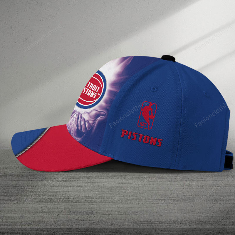 Limited Edition – Customized NBA Detroit Pistons Classic Cap - Image 2