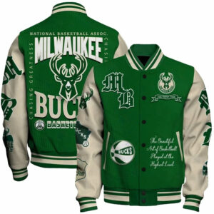 Limited Edition – Customized NBA Milwaukee Bucks Baseball Jacket, Varsity Jacket