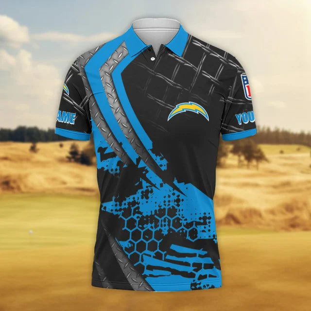 Limited Edition – Customized NFL Los Angeles Chargers Polo Shirt - Image 2