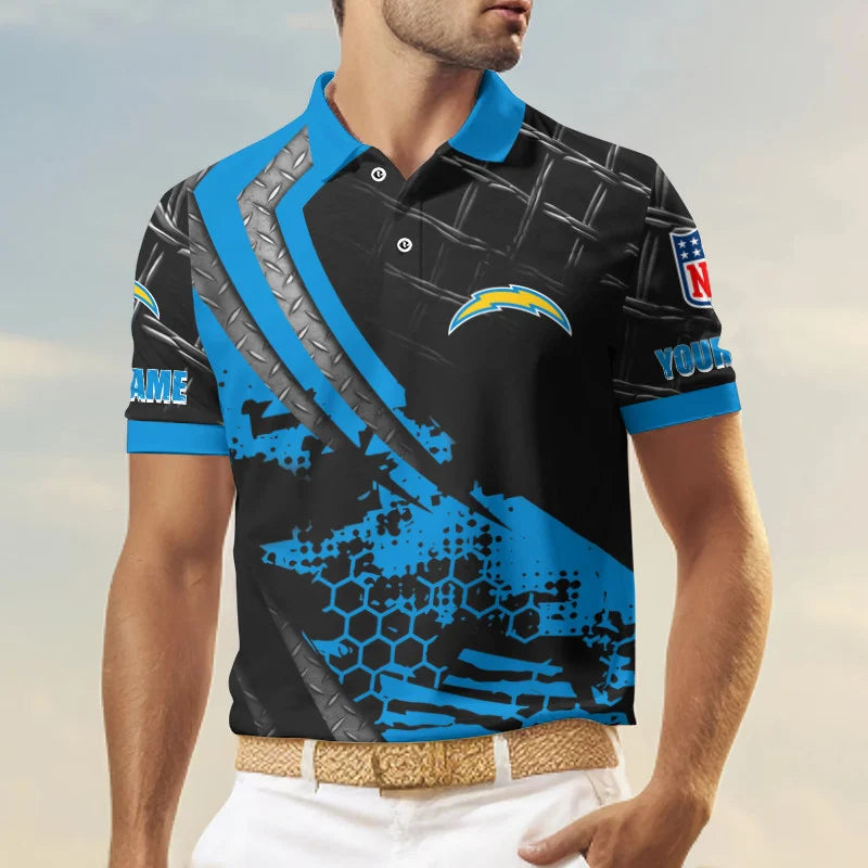 Limited Edition – Customized NFL Los Angeles Chargers Polo Shirt