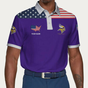 Limited Edition – Customized NFL Minnesota Vikings Polo Shirt