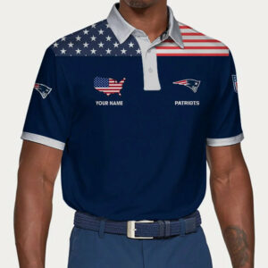 Limited Edition – Customized NFL New England Patriots Polo Shirt