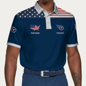 Limited Edition – Customized NFL Tennessee Titans Polo Shirt