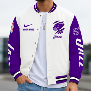 Limited Edition – Customized NBA Utah Jazz Baseball Jacket, Varsity Jacket
