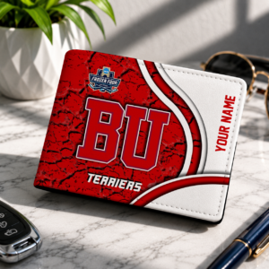 Limited Edition – New Customized NCAA Boston University Terriers Leather Wallet