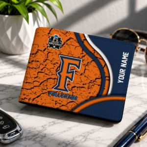 Limited Edition – Customized NCAA Cal State Fullerton Titans Leather Wallet