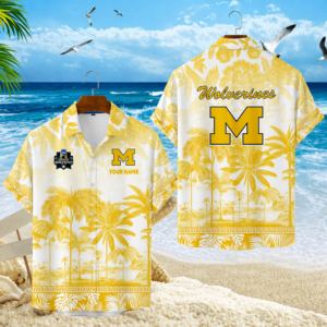 Limited Edition – Customized Michigan Wolverines Unisex Hawaiian Shirt