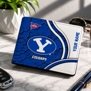 Limited Edition – Customized NCAA Byu Cougars Leather Wallet