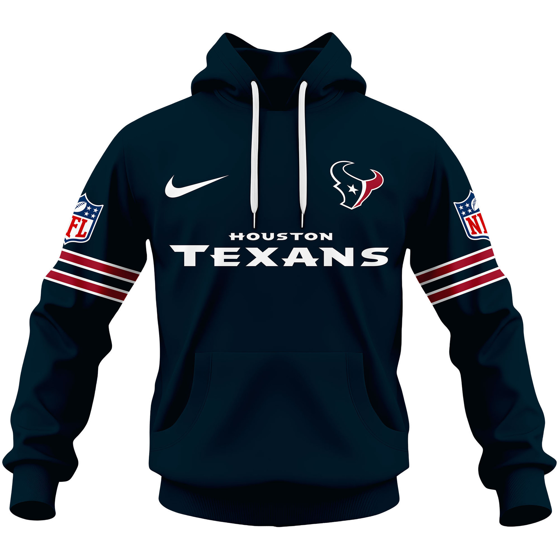 Limited Edition – Customized NFL Houston Texans Hoodie, Zip Hoodie - Image 2