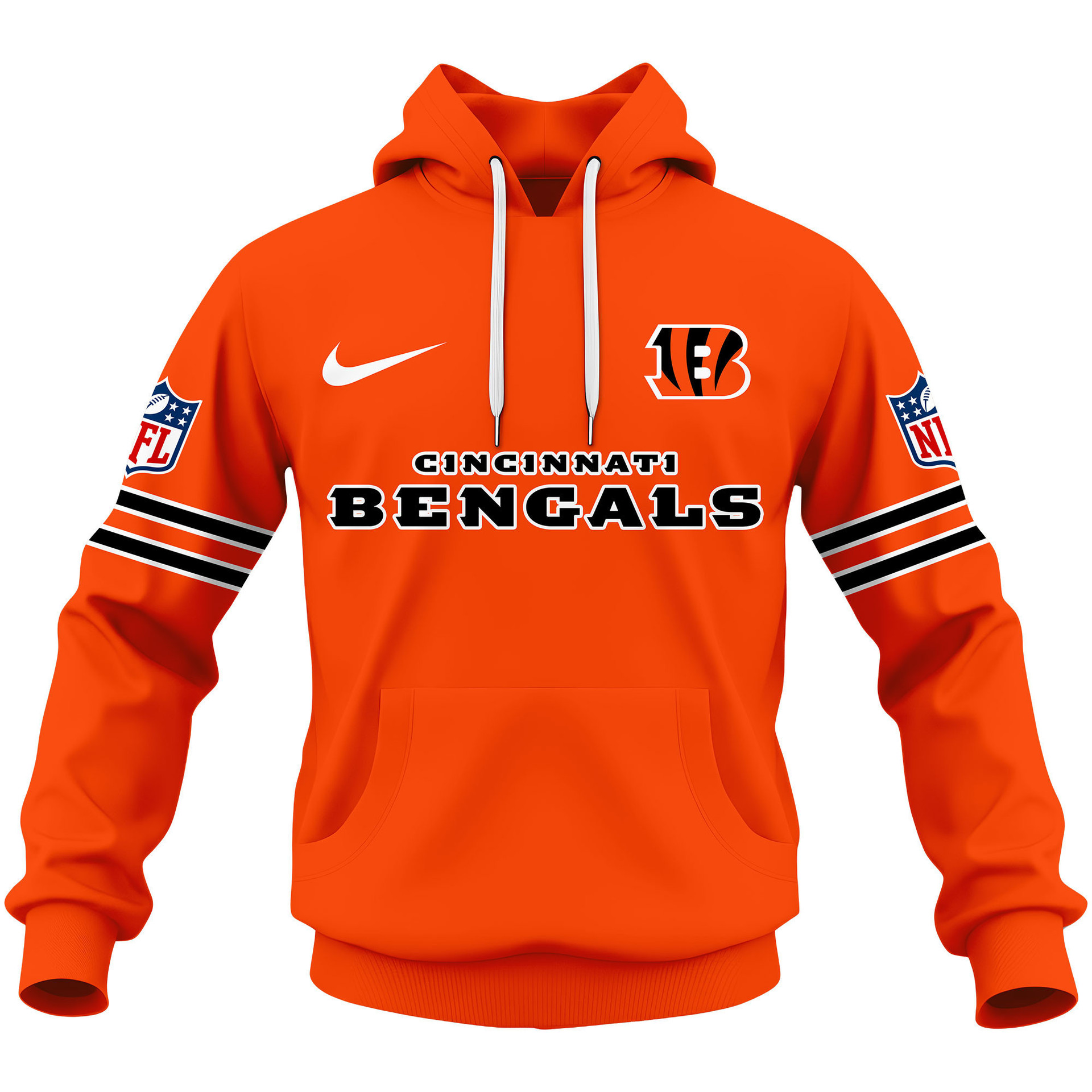 Limited Edition – Customized NFL Cincinnati Bengals Hoodie, Zip Hoodie - Image 2