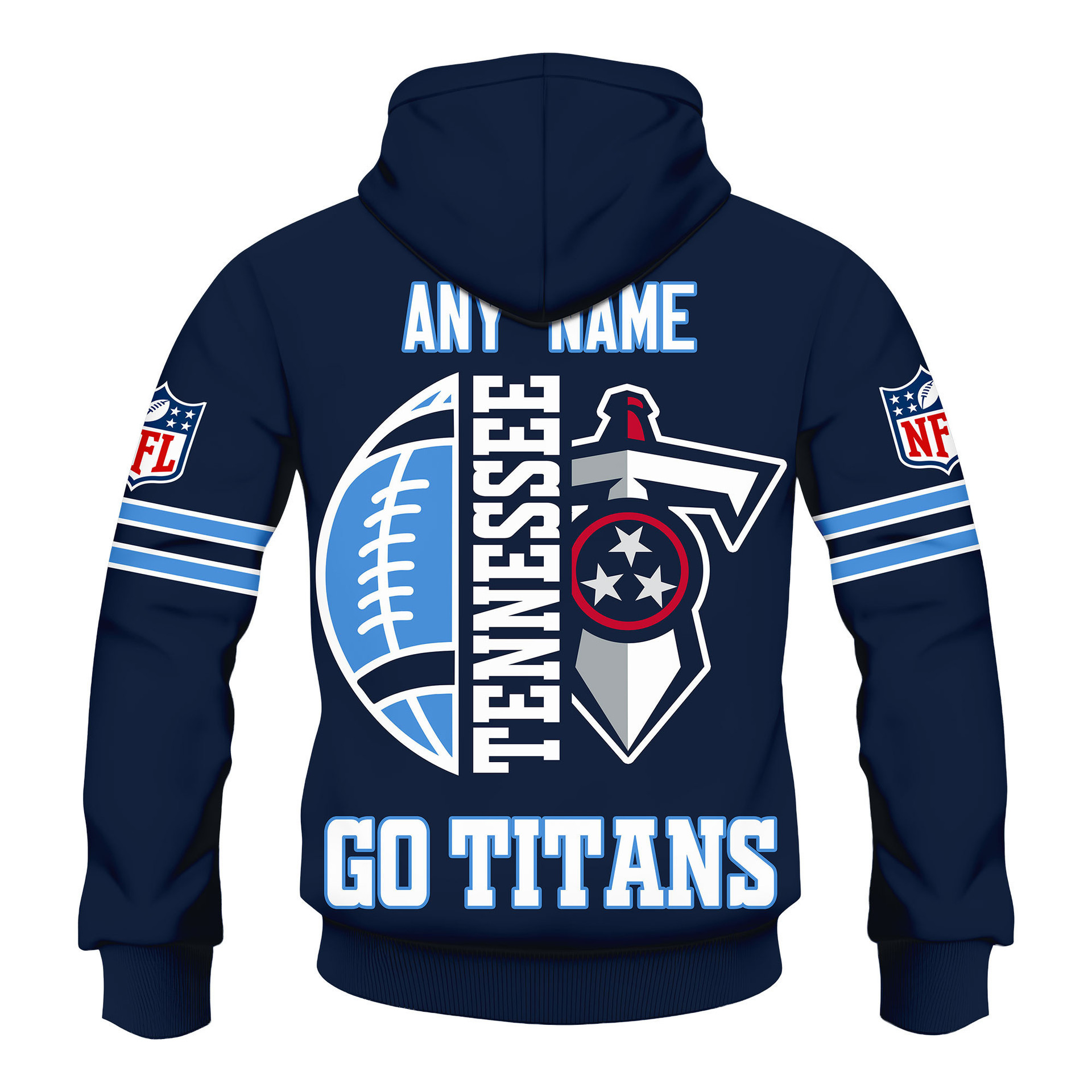 Limited Edition – Customized NFL Tennessee Titans Hoodie, Zip Hoodie - Image 3