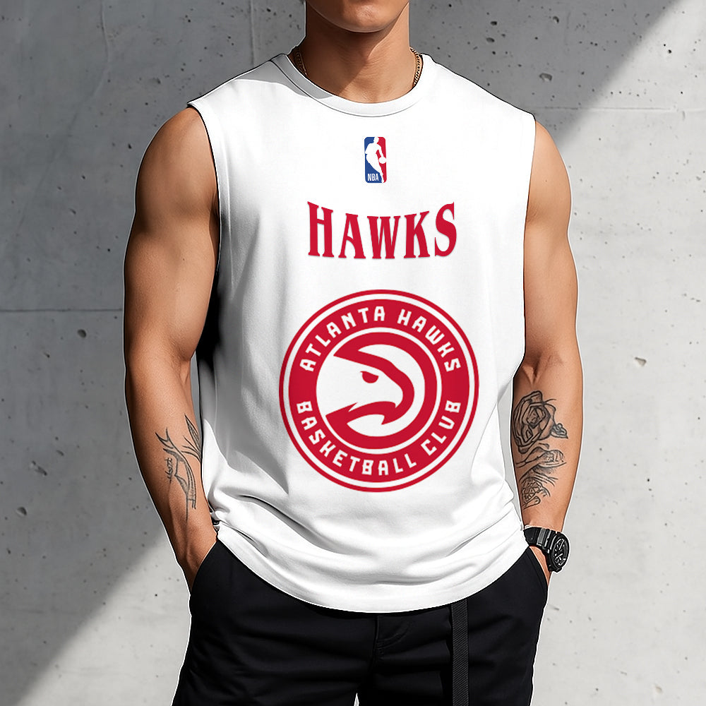 Limited Edition – Customized NBA Atlanta Hawks Tanktop & Gym Shirt
