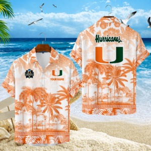 Limited Edition – Customized Miamiami Hurricanes Unisex Hawaiian Shirt