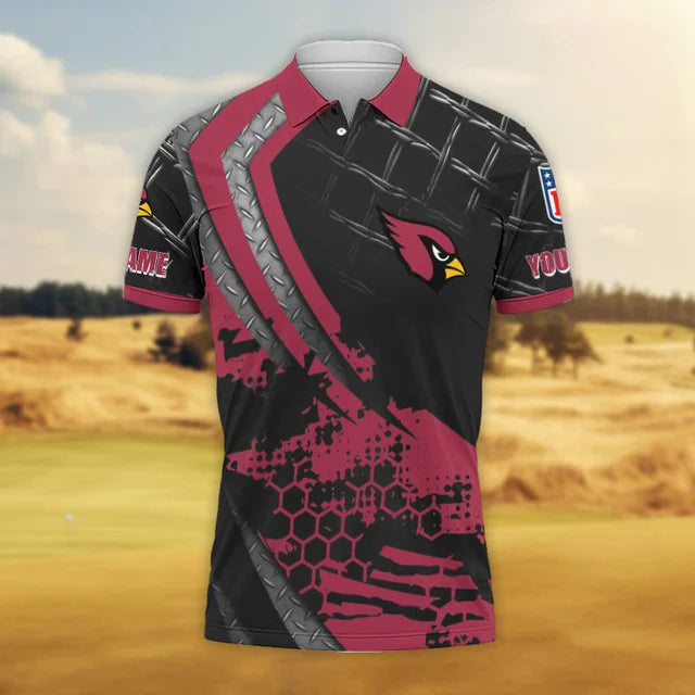 Limited Edition – Customized NFL Arizona Cardinals Polo Shirt - Image 2