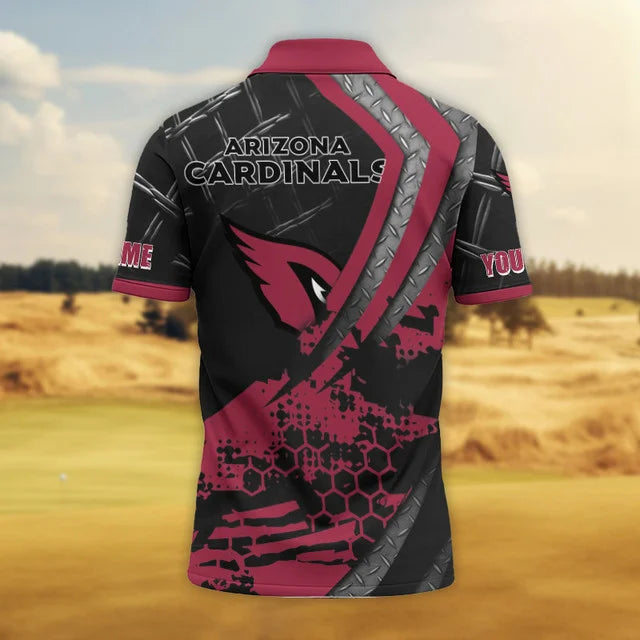 Limited Edition – Customized NFL Arizona Cardinals Polo Shirt - Image 3