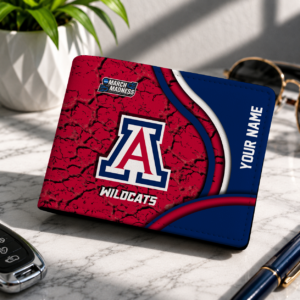 Limited Edition – Customized NCAA Arizona Wildcats Leather Wallet