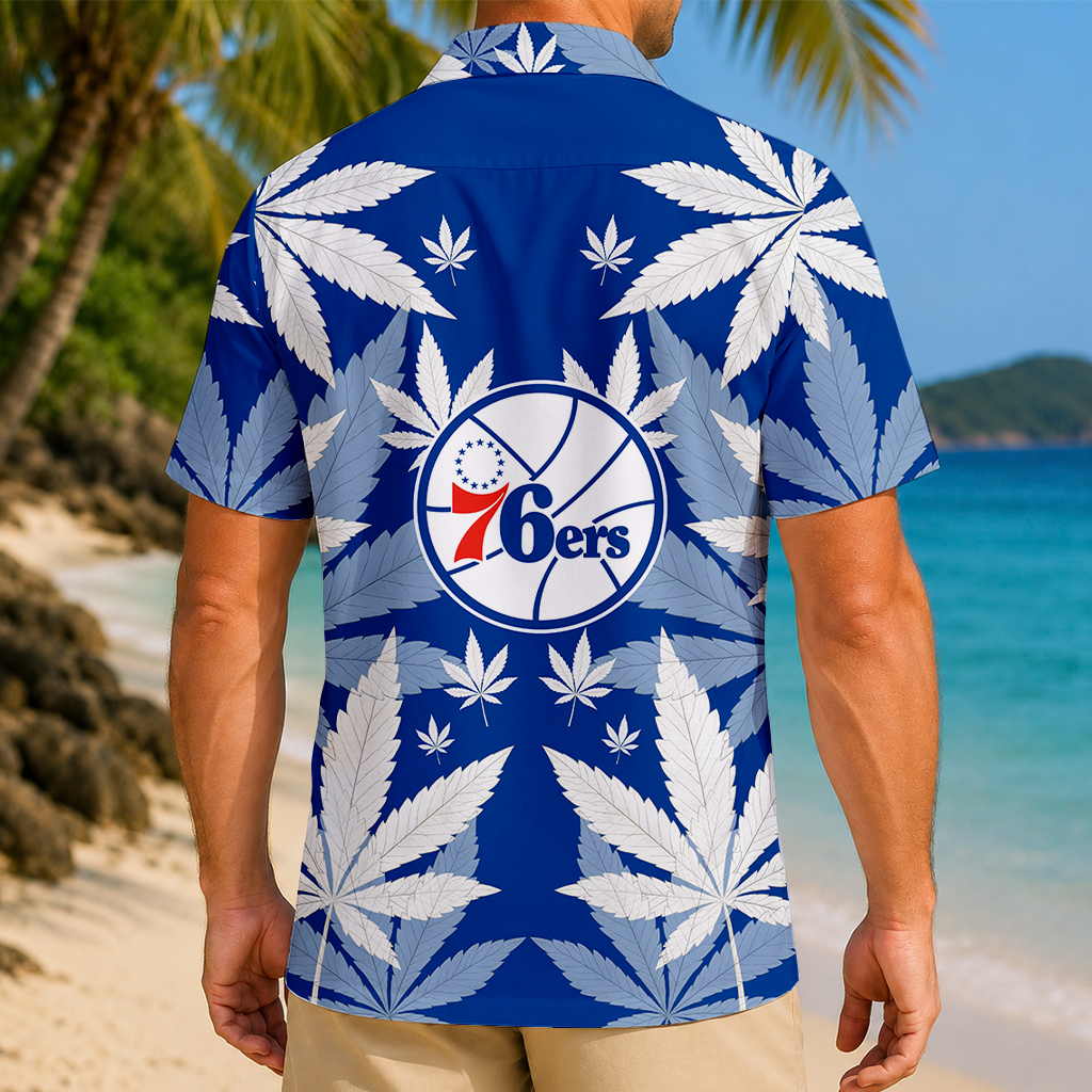 Limited Edition – Customized NBA Philadelphia 76Ers Unisex Hawaiian Shirt - Image 2