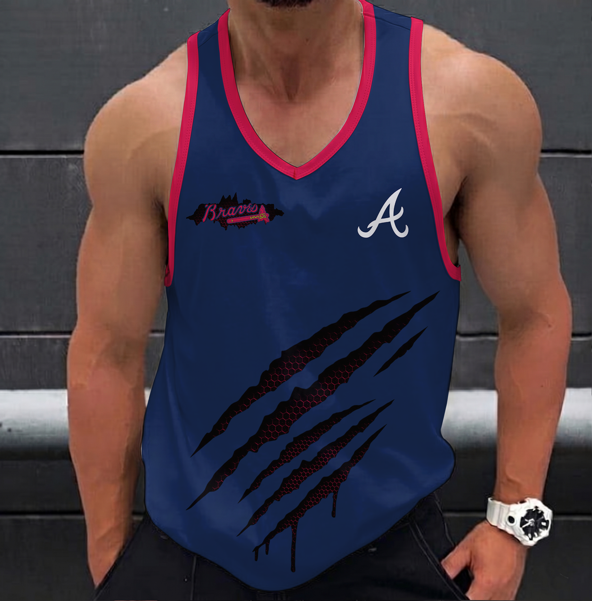 Limited Edition – Customized MLB Atlanta Braves Unisex Tank Top