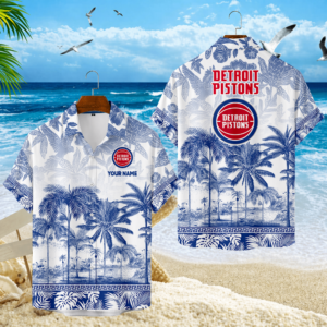 Limited Edition – Customized NBA Detroit Pistons Unisex Hawaiian Shirt