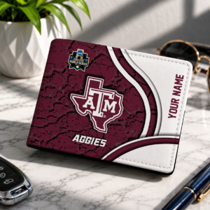 Limited Edition – Customized NCAA Texas A&M Aggies Leather Wallet