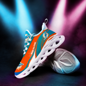 Limited Edition – Customized NFL Miami Dolphins Unisex Max Soul Shoes