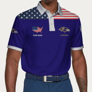 Limited Edition – Customized NFL Baltimore Ravens Polo Shirt