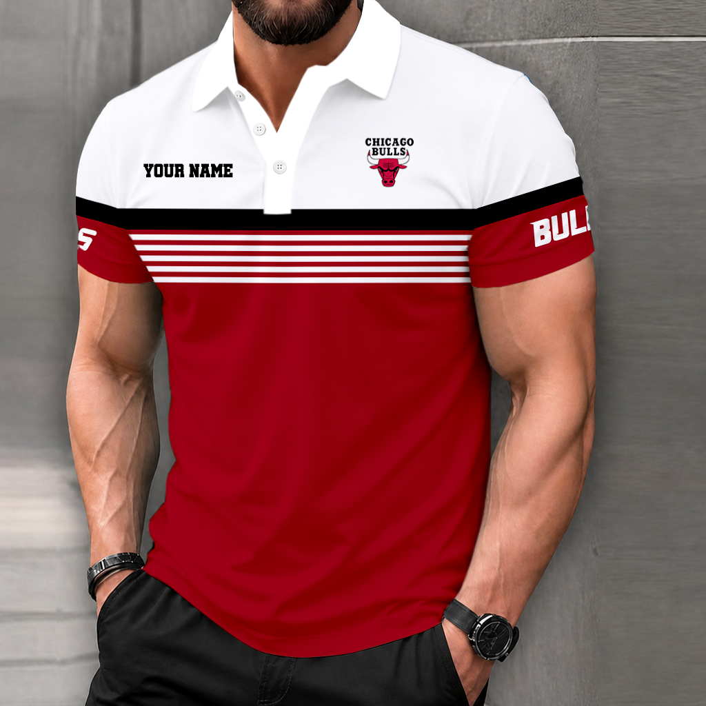 Limited Edition – Customized NBA Chicago Bulls Polo Shirt