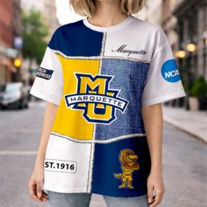 Limited Edition – Customized NCAA Marquette Golden Eagles T-Shirts