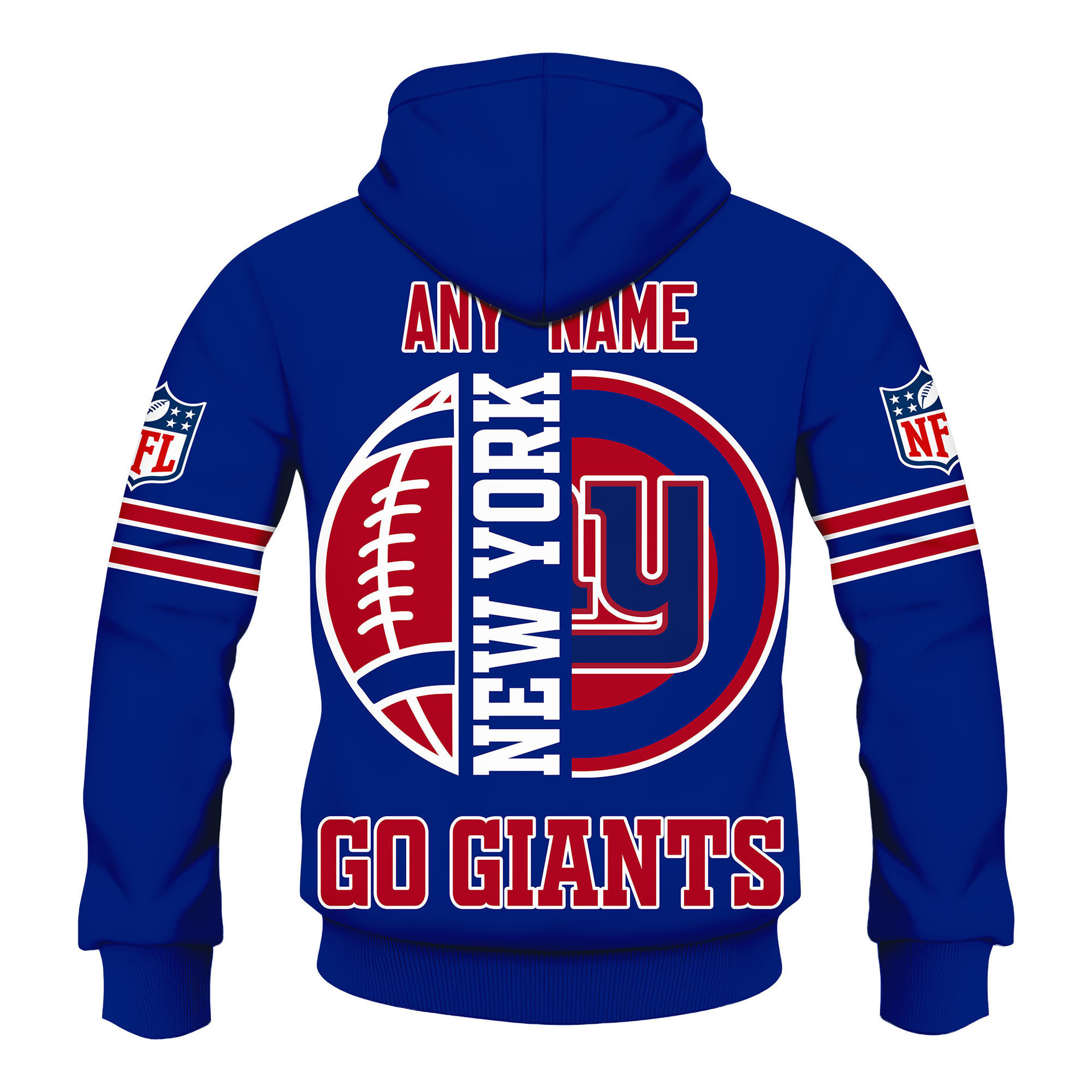Limited Edition – Customized NFL New York Giants Hoodie, Zip Hoodie - Image 3