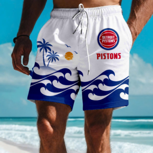 Limited Edition – Customized NBA Detroit Pistons Short Pants