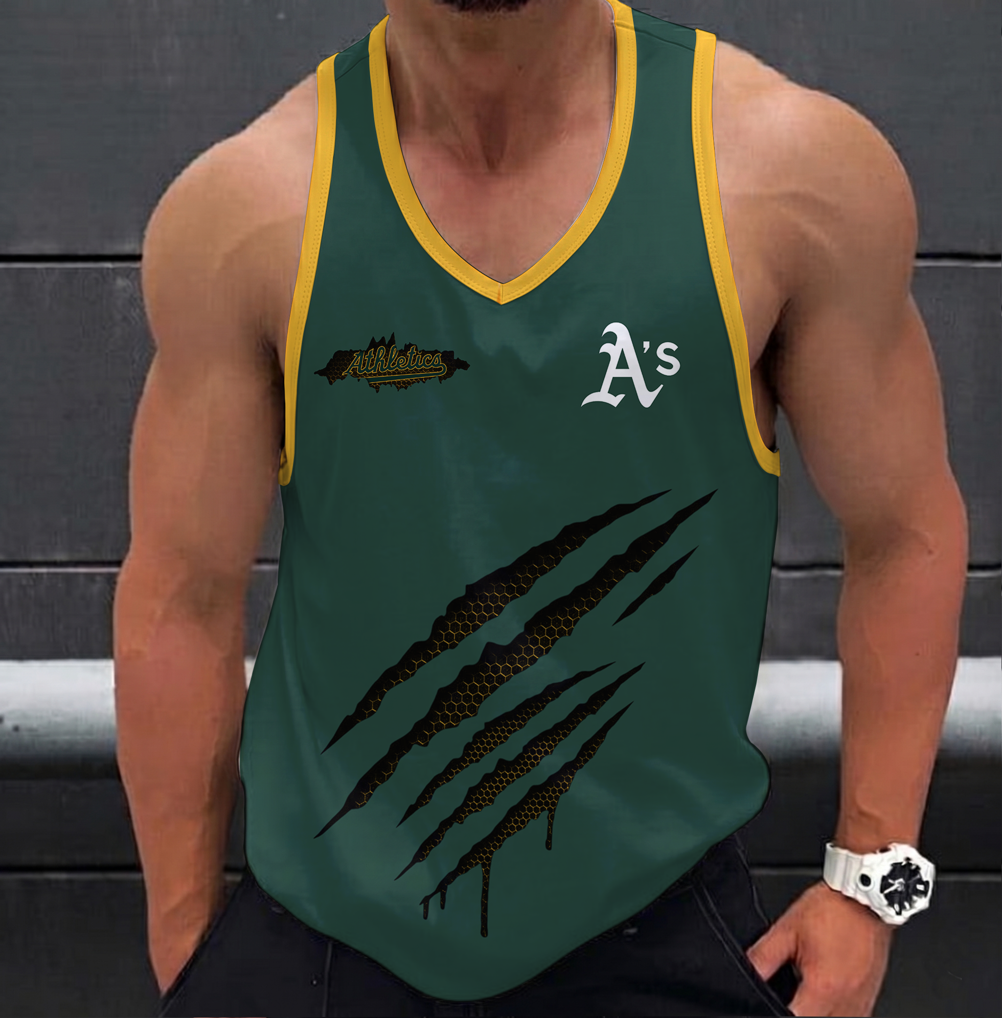 Limited Edition – Customized MLB Oakland Athletics Unisex Tank Top