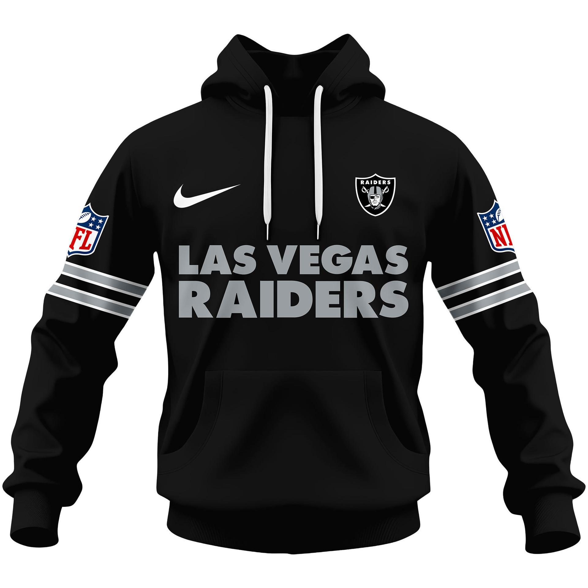 Limited Edition – Customized NFL Las Vegas Raiders Hoodie, Zip Hoodie - Image 2