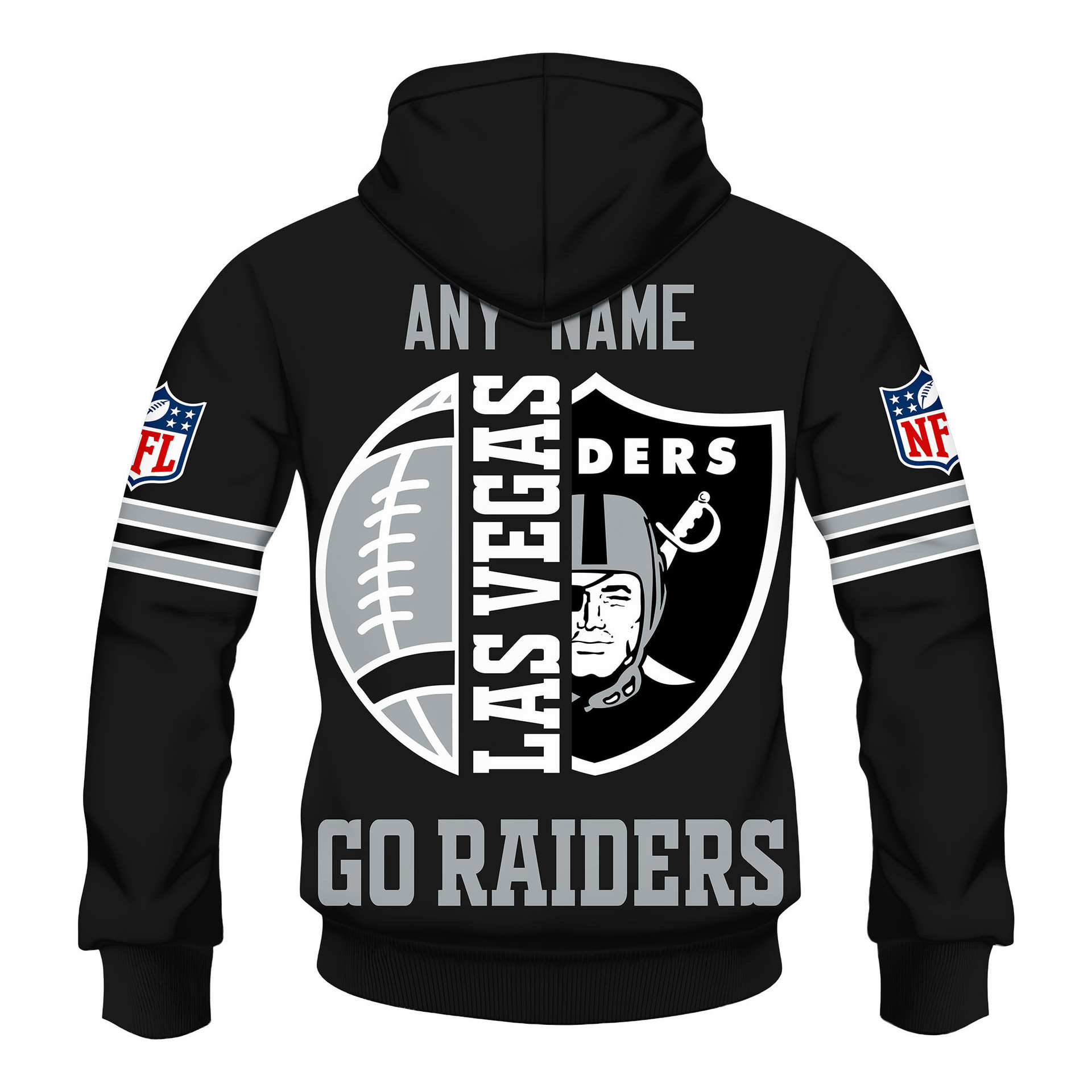 Limited Edition – Customized NFL Las Vegas Raiders Hoodie, Zip Hoodie - Image 3