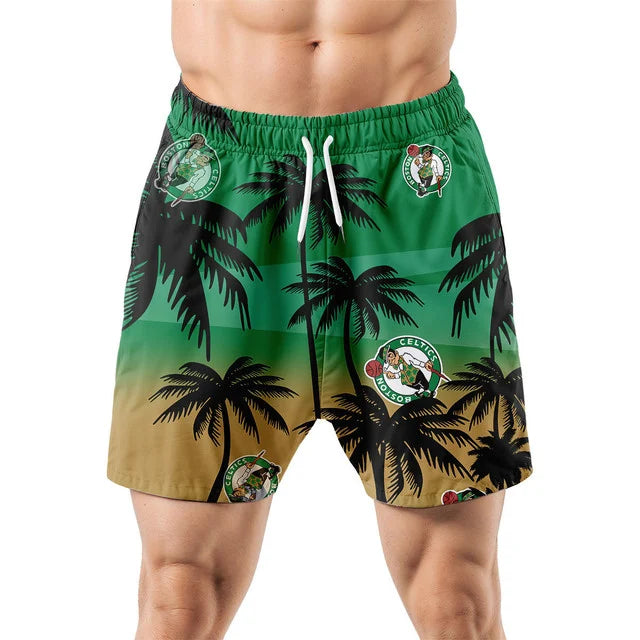Limited Edition – Customized NBA Boston Celtics Unisex Hawaiian Shirt & Shorts Set - Image 5