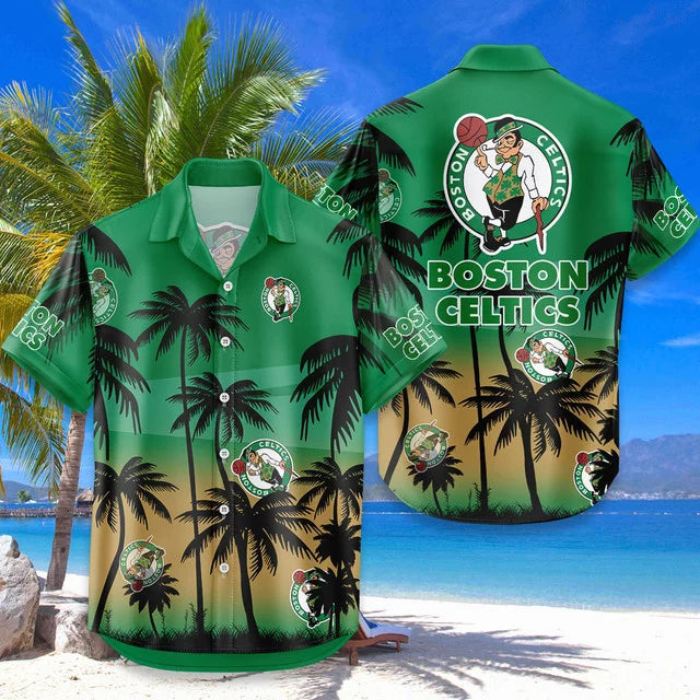 Limited Edition – Customized NBA Boston Celtics Unisex Hawaiian Shirt & Shorts Set