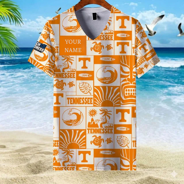 Limited Edition – Customized NCAA Tennessee Volunteers V-Neck Female Shirt