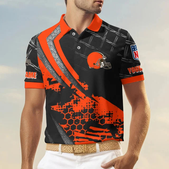Limited Edition – Customized NFL Cleveland Browns Polo Shirt