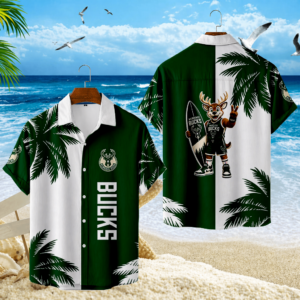 Limited Edition – Customized NBA Milwaukee Bucks Unisex Hawaiian Shirt