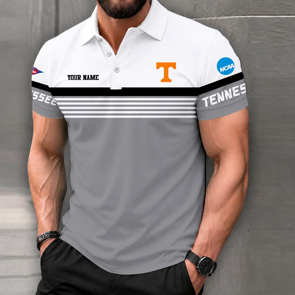 Limited Edition – Customized NCAA Tennessee Volunteers Polo Shirt - Image 3