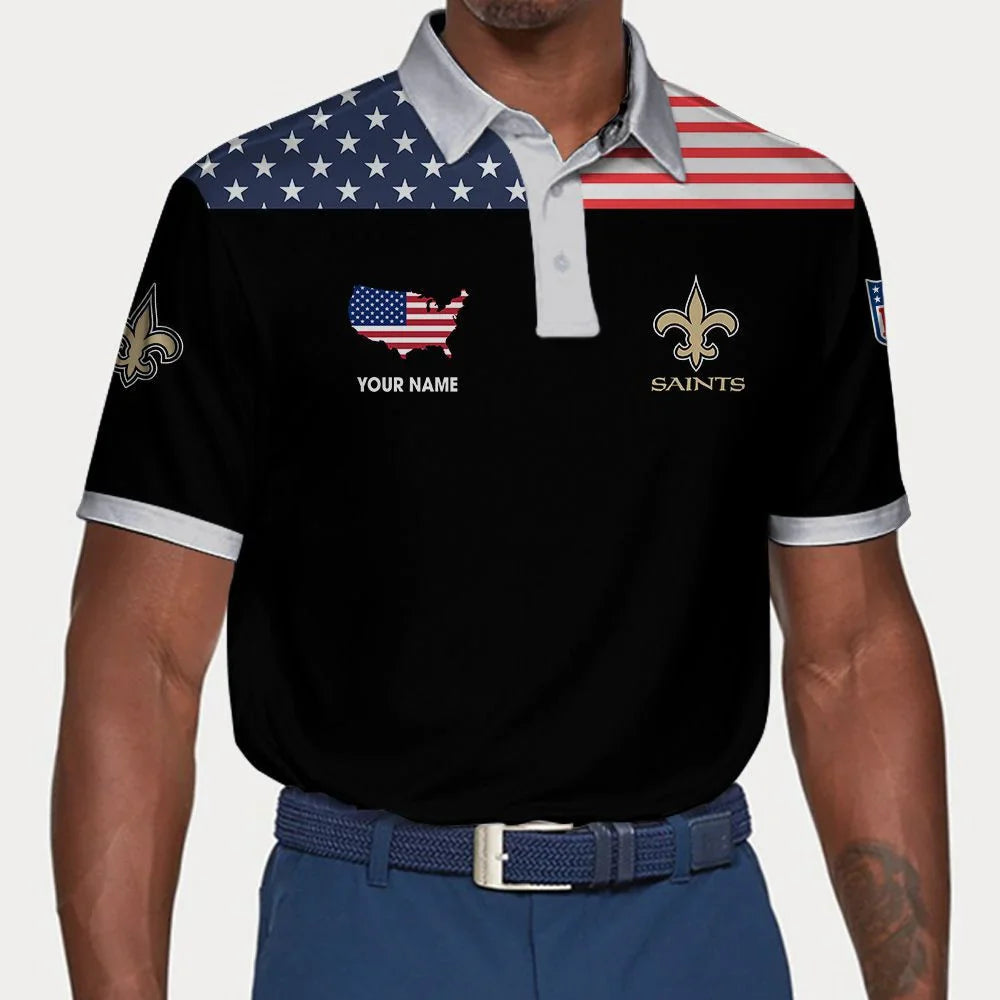 Limited Edition – Customized NFL New Orleans Saints Polo Shirt