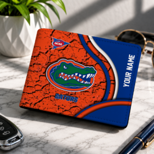 Limited Edition – Customized NCAA Florida Gators Leather Wallet