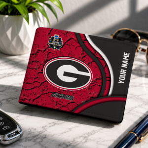 Limited Edition – Customized NCAA Georgia Bulldogs Leather Wallet