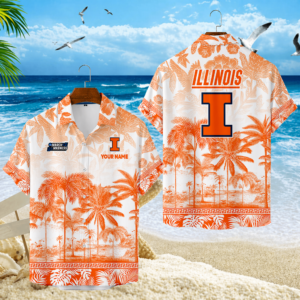 Limited Edition – Customized NCAA Illinois Fighting Illini Unisex Hawaiian Shirt