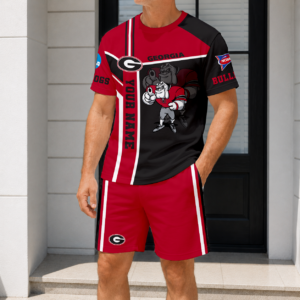 Limited Edition – Customized NCAA Georgia Bulldogs T-Shirt & Short Pants Set