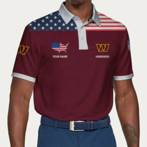 Limited Edition – Customized NFL Washington Commanders Polo Shirt