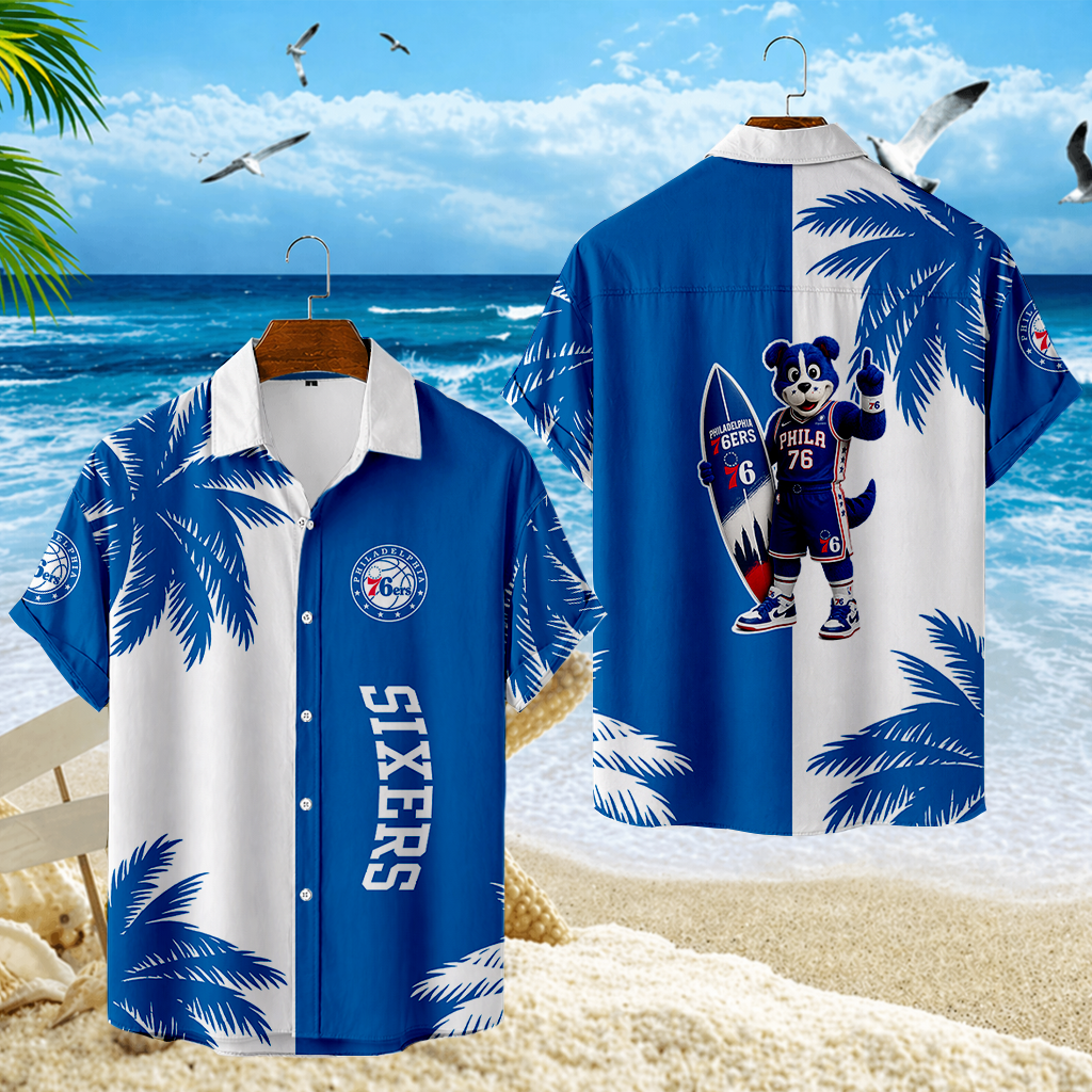 Limited Edition – Customized NBA Philadelphia 76Ers Unisex Hawaiian Shirt