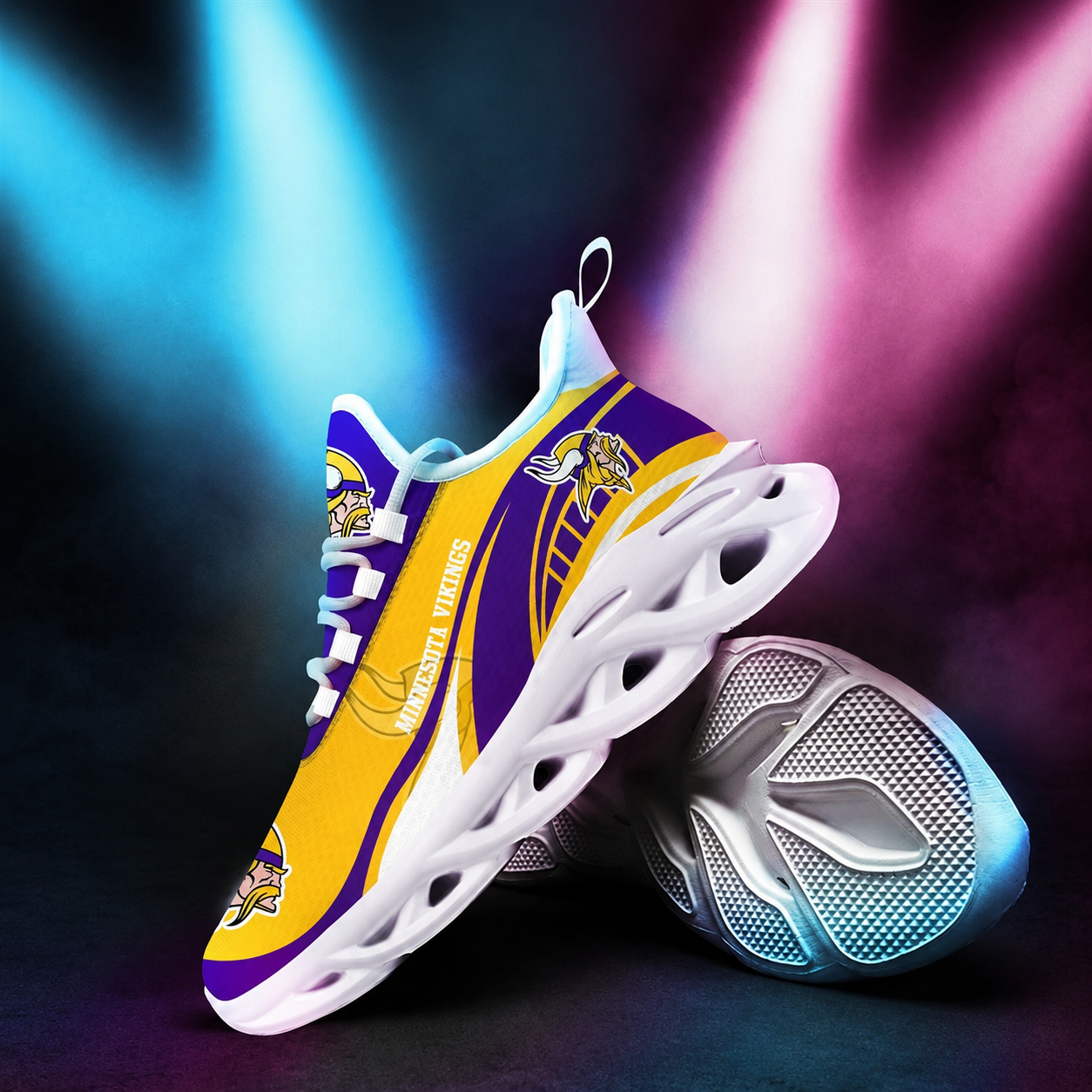 Limited Edition – Customized NFL Minnesota Vikings Unisex Max Soul Shoes