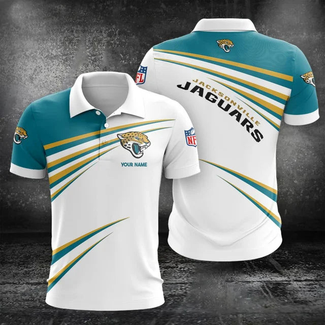 Limited Edition – Customized NFL Jacksonville Jaguars Polo Shirt & Short Pants Set